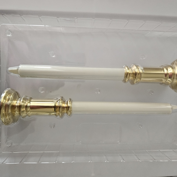 Luminara Candlesticks With Gold Base - Picture 1 of 1